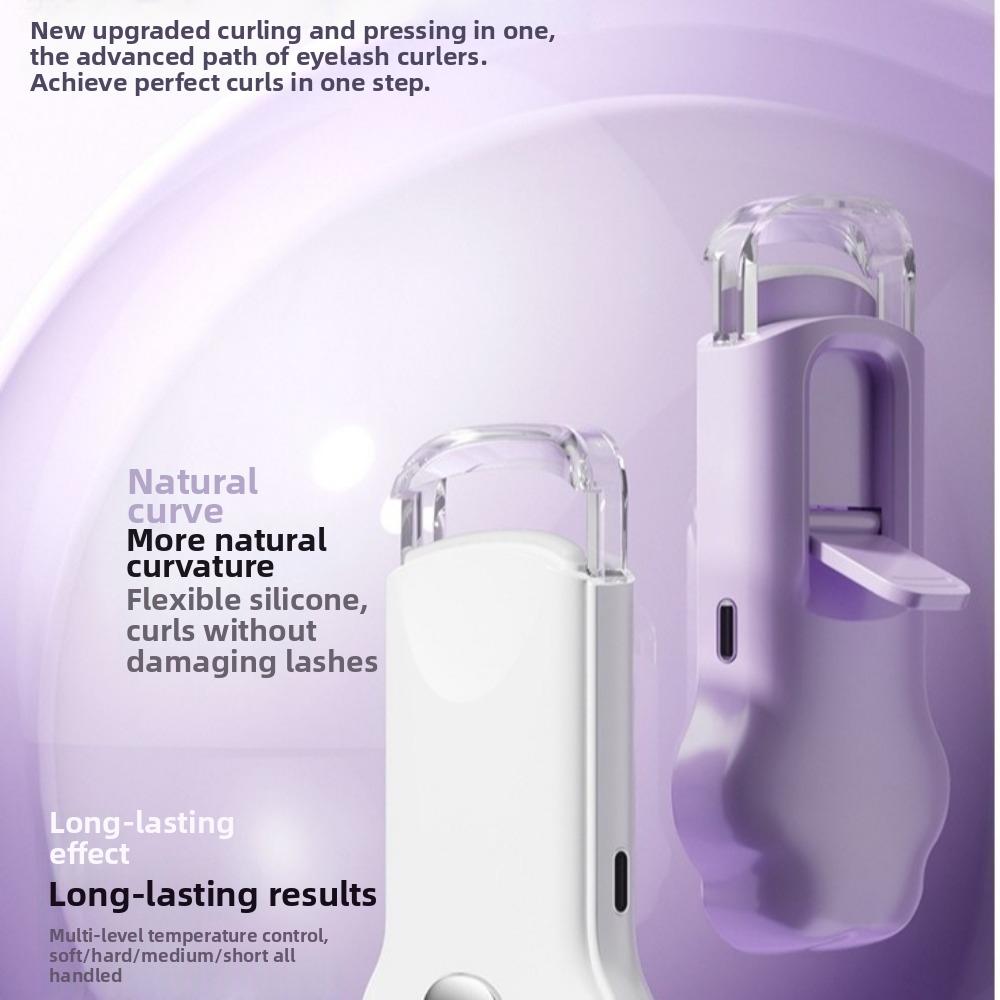 USB Charging Rechargeable Eyelash Curler Quick Heating Eyelash Perm Device Heat Resistant