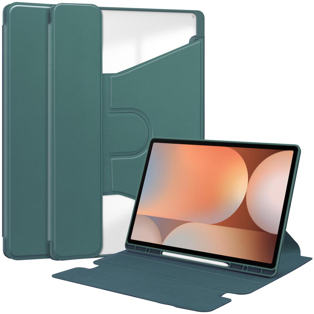 Tablet Case for Samsung Galaxy Tab S10 Ultra/ S9 Ultra /S8 Ultra 14.6 Translucent Back PU Leather Folio Cover with Pencil Slot