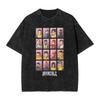 Hot Sale TV Series Anime Invincible Mark Grayson Graphic Print Tshirt Men Women Vintage Washed Cotton Oversized Summer New Tees