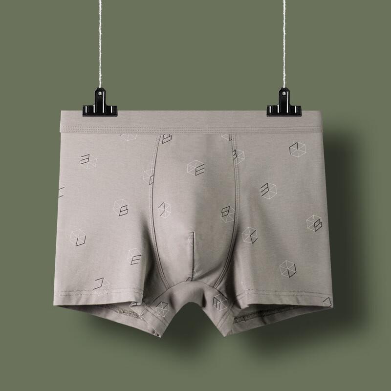 B.JOBSEN Men's Modal Cotton Boxer Briefs (2-Pack)