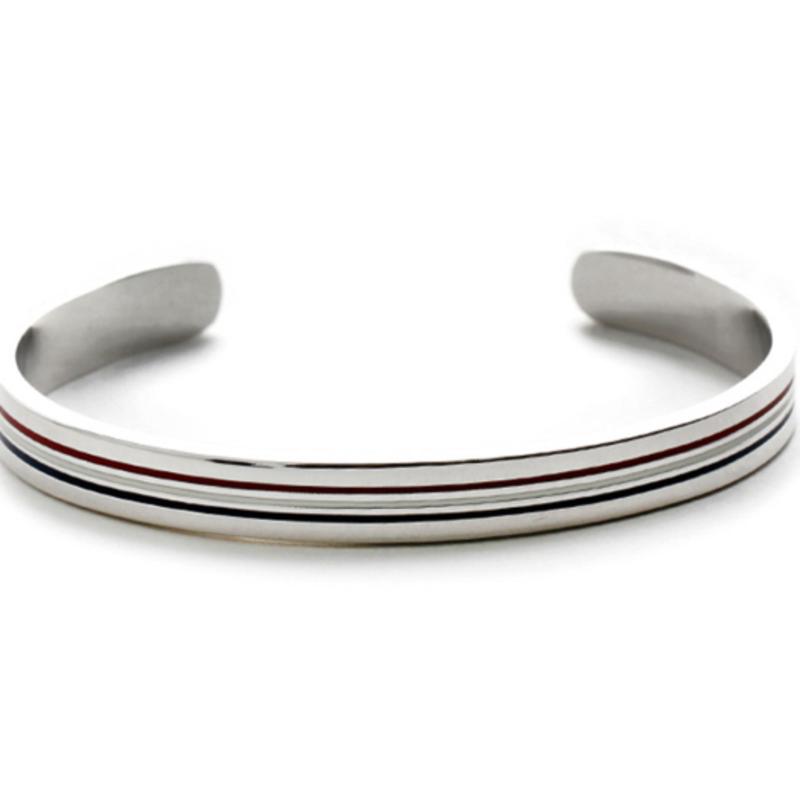 SHOVEOFF SVB-#194 Three-Line Bangle Bracelet