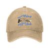 Gatos Amante del Café Gorra de Béisbol Vintage Desgastada Lavada Gorra Snapback para Unisex Mujeres Actividades al Aire Libre Gorras Ajustables Sombrero