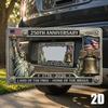 2PCS 250th Anniversary License Plate Holder Easy To Install Sturdy Car License Plate Frame for Patriots and Commemorative Days
