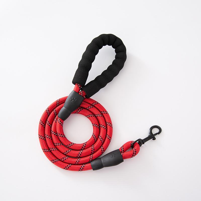 Reflective Nylon Dog Harness and Leash for Large Breeds