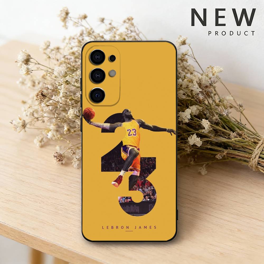 Basketball L-Lebron James 23 phone Case For Samsung S26,25,24,21,22,23,30,20,Ultra,Plus,Fe,Lite Black Soft Cover