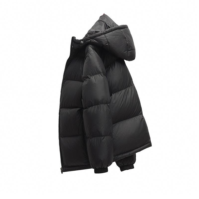 Women’s 2025 Winter Short Down Jacket: Thick, Warm, Hooded Outerwear for Couples