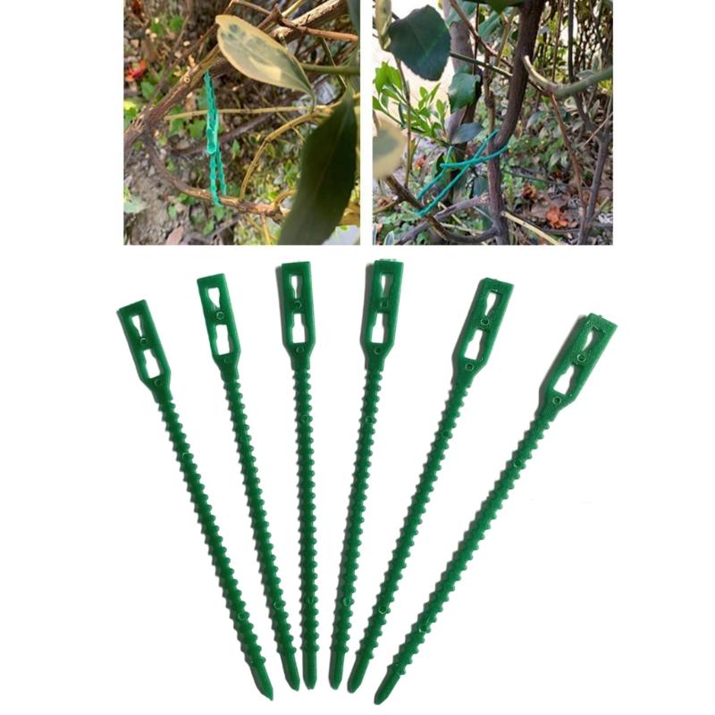 13cm Plant Support Strap Plastic Cable Ties With SelfLocking Design For Vegetables Flowers Potted Plant Gardening
