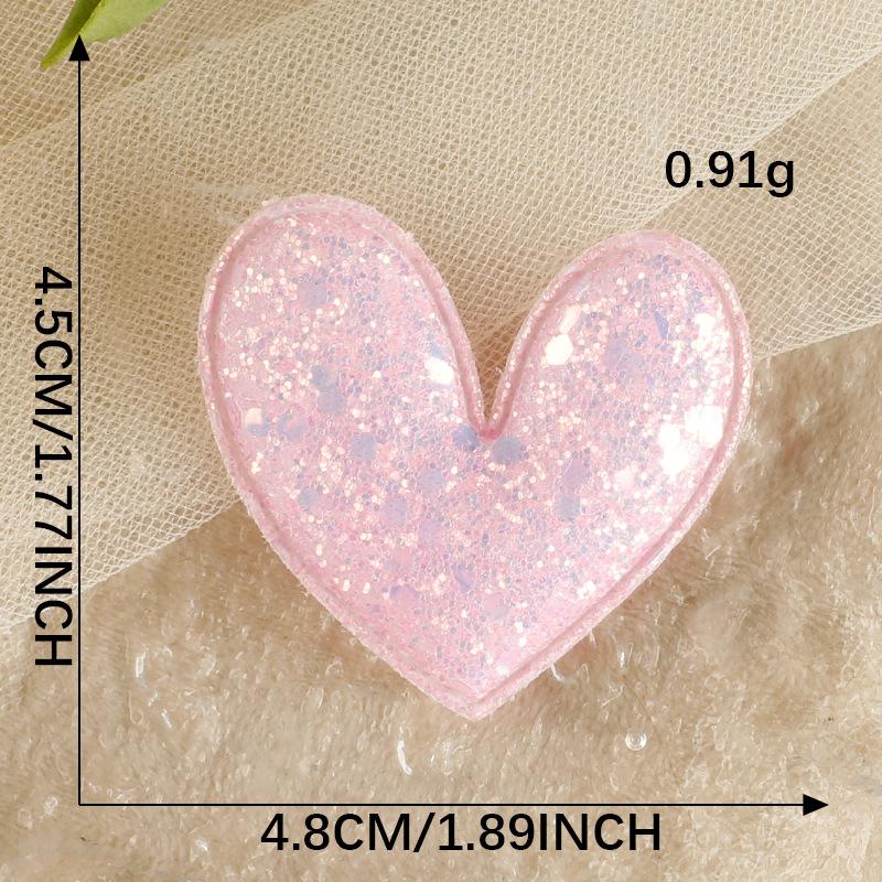 Duoku Three-Dimensional Love Badge Embroidery Sticker Sequins Love Accessories Hairpin Cloth Label Clothing Accessories Patch Cloth Sticker