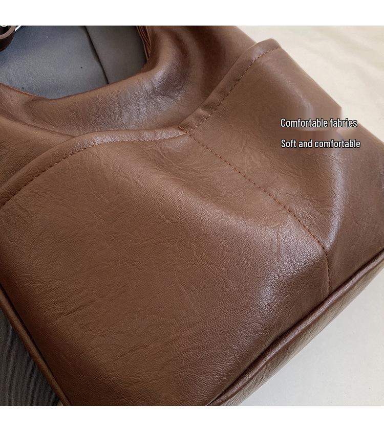 Retro Toteväska med Stor Kapacitet: Höst-/Vinterstil för högskolestudenter & pendlare