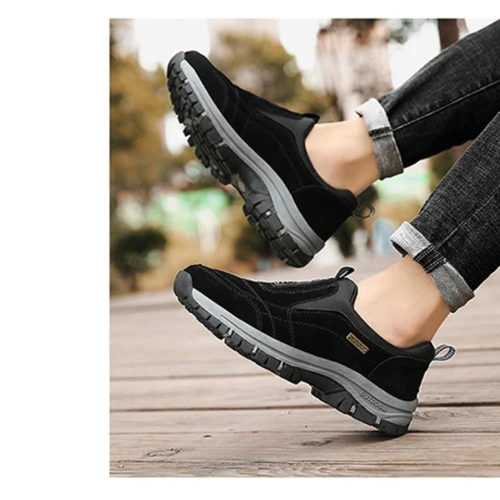 Men'S Non-Slip Casual Sports Shoes Wear-Resistant Hiking Shoes Outdoor Fashion Comfortable Flat Walking Shoes For Men