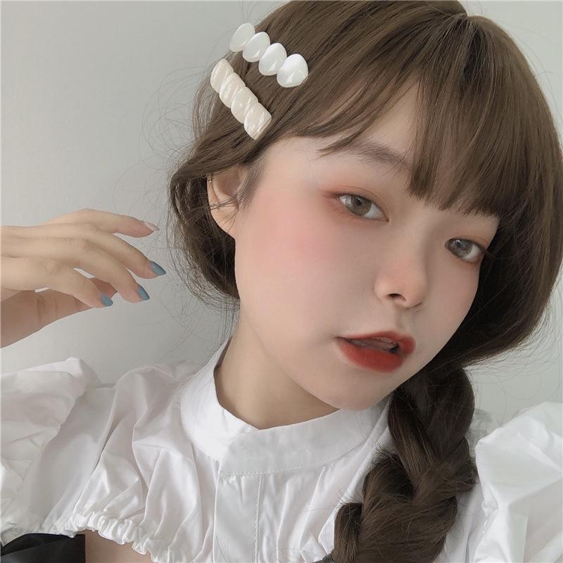 Fairy White Hair Clip - 2022 Summer Women's Headwear for Side Bangs