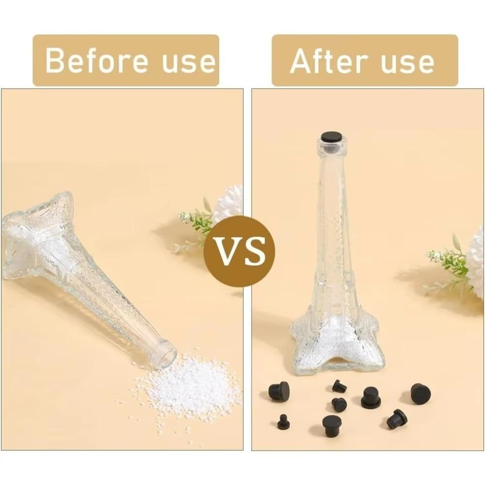 50PCS Waterproof Rubber Hole Plug 5 Sizes Waterproof Hole Plug  For Metal Tube Furniture End Caps