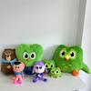 Duolingo Owl Plush Toy Green Soft Stuffed Animal Language Learning Mascot Cute Home Desk Decor For Kids Teens Birthday Gift