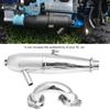 Dual Exhaust Joint Tube for HSP Redcat 1 8 RC Car for SH GO 21 28CXP Engine