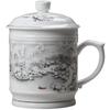 Jingdezhen Keramikk Med deksel Tekopper Håndmalt Blomstermønster Master Tekopp Boutiques Te-seremoni Tilbehør Tilbehør