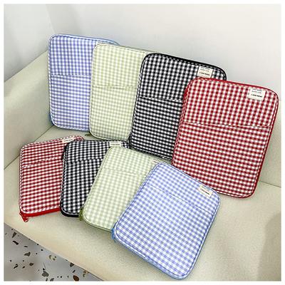 Plaid Ipad Tablet Bag Macbook Inch Apple Notebook Liner Bag