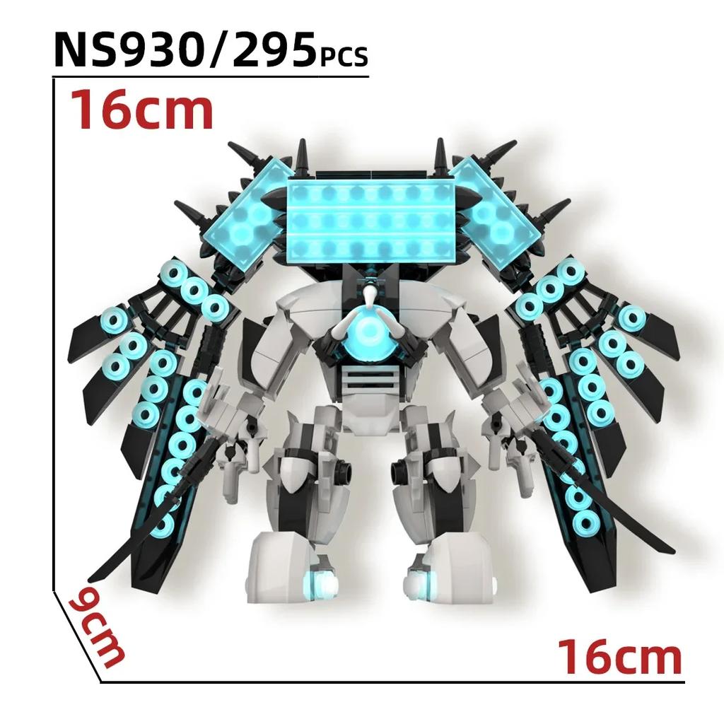 Titan ClockMan Upgrade Blocks TVman Mini Blocks Titan Dragon Drillman Titan Cameraman Building Dark Clock Man Blocks Mini Figure
