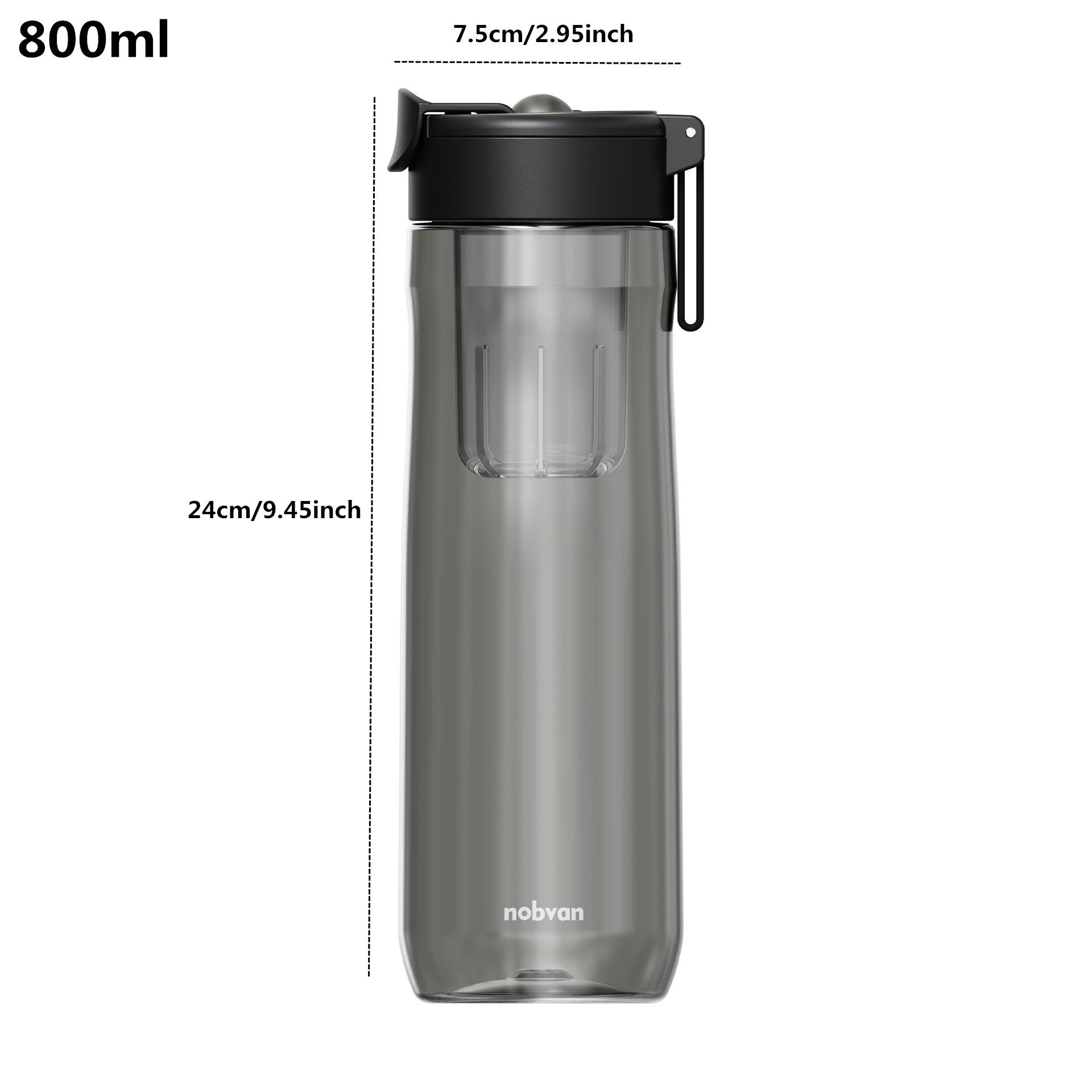 Tea Tumbler With Magnetic Infuser For Loose Leaf Tea And Fruit Water Travel Thermos Tea Infuser Bottle For Tea Water Separation 520ml