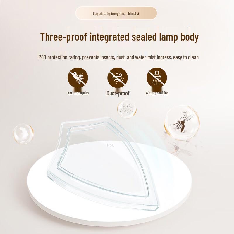 FSL Full Spectrum LED Tri-Proof Ultra-Thin Ceiling Light