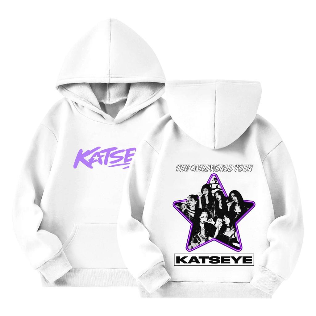 Kids Long Sleeve Letter Print Pullover Hoodie Loose Fit Casual Sweatshirt for Boys and Girls