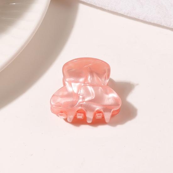 Small Hair Claw Jelly Color Hair Styling Clip Mini Size Updo Shark Hair Claw Versatile Hair Accessory