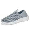 Fashion Trendy Men's Summer Sandals Breathable Casual Beach Lazy Anti-Odor Mesh Shoes Spor Net-Face Shoes Hollow-Out Design Rubber