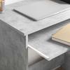 Concrete Grey Desk 106 x 41 x 88.5 cm Particleboard