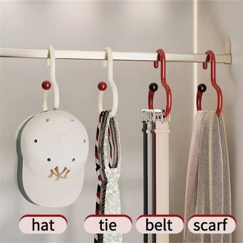 Dopamine Round Hat Hanger for Baseball Caps 1/3pcs Versatile Hangers for Hats Ties Scarves Bags Multifunctional No-Drill Hook