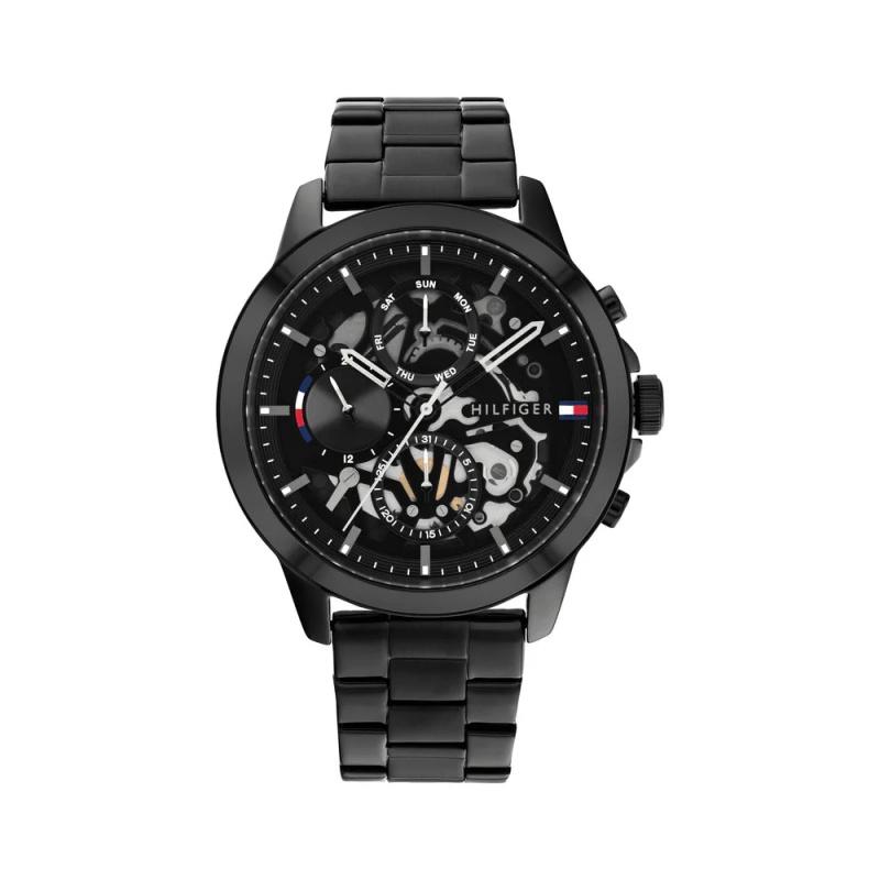 Tommy Hilfiger,Black,Men s Quartz Watch,1710478 чёрный