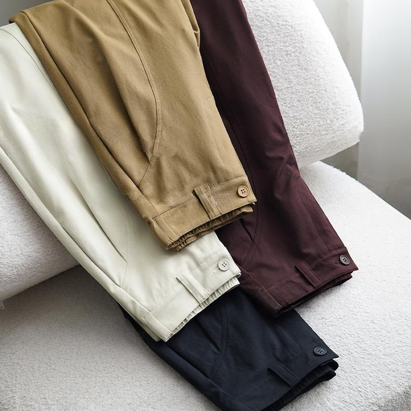 Early Autumn High-Waisted Slimming Wrinkle-Resistant Straight-Leg Pants