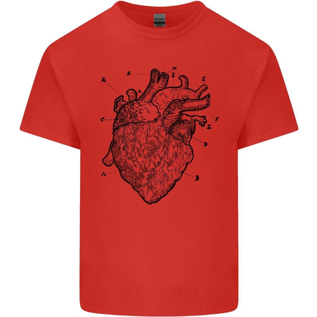 Heart Diagram Unisexs Light Cotton TShirt