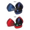Scatola portagioie romantica a forma di cuore - scatola premium per anelli con illuminazione LED per collane e ciondoli