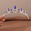 Baroque Rhinestone Bridal Crown - European Style Wedding Headdress for Women