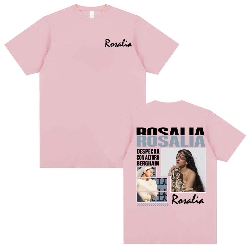 Singer Rosalia LUX New Album Tour Merch Tshirts Men Women Clothing Fashion Summer T Shirt High Quality Casual ONeck Tshirt