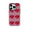 Pink Tomato Tins Retro Phone Case for IPhone 17AIR 16E 16 15 14 13 12 11 17 Pro Max Plus Double-layer Back Cover