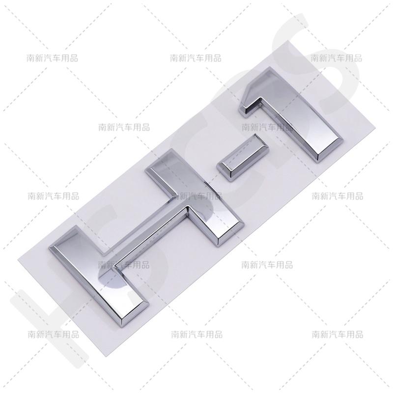 CMQW3 3D ABS H-1 Emblem Stickers H1 Letter Word Badge For Hyundai Starex Car Styling Auto Body Decaorative Sticker Decal Accessories