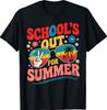 Skolan är slut för sommaren Lärarens sista skoldag Retro T-shirt Unisex T-shirt