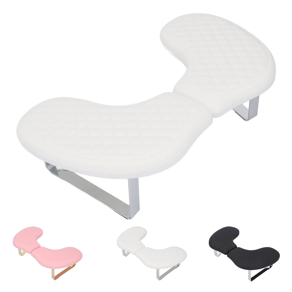 Podpórka pod ramię do paznokci dla stylistki paznokci Odłączana w kształcie U Miękka PU Składana podpórka pod dłoń do manicure do salonu domu