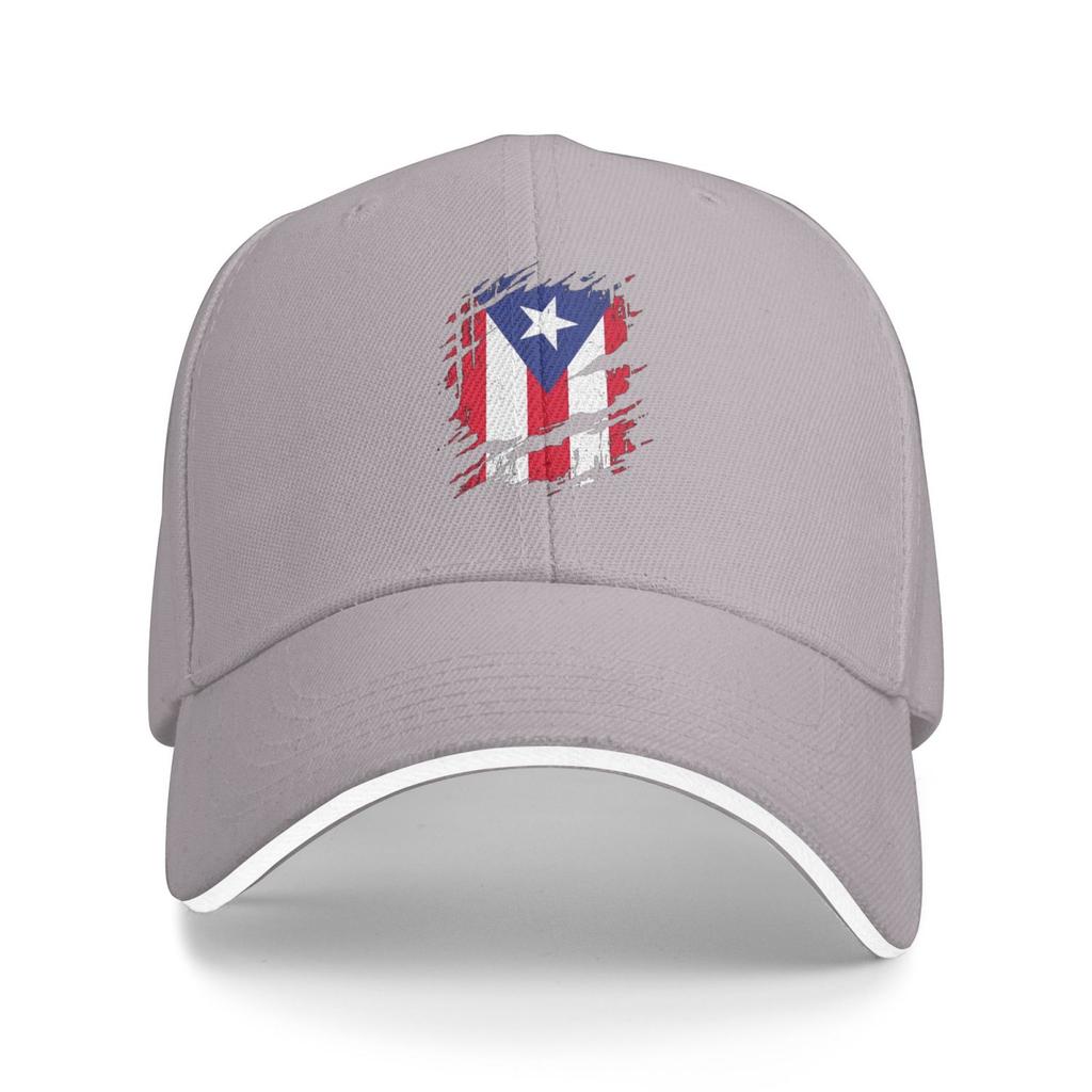 Puerto Rico Flag Print Cap Outdoor Baseball Caps Snapback Adjustable Cap Luxury Hat Polychromatic Winter Hat Men's Hats Women's
