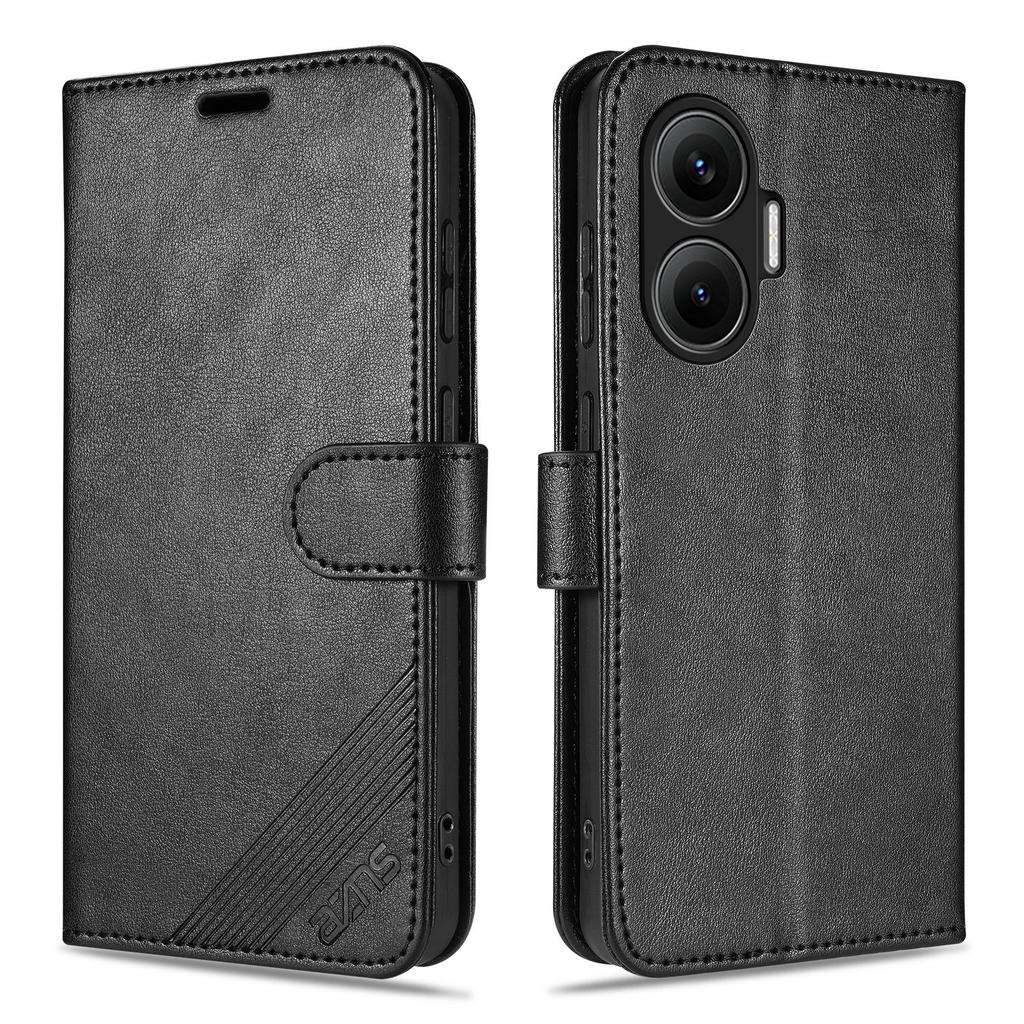 AZNS For Xiaomi Redmi Turbo 4 Pro 5G/Poco F7 5G Case Anti-Scratch PU Leather Stand Wallet Phone Cover
