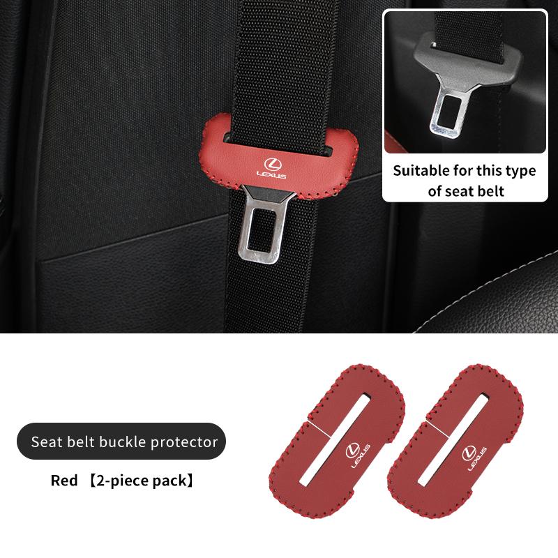 Car Seat Belt Flip Leather Buckle Protector For w222 UX250h RX450h CT200h RX400h NX300h RX350 RX300 GX470 IS350 ES3350 222w