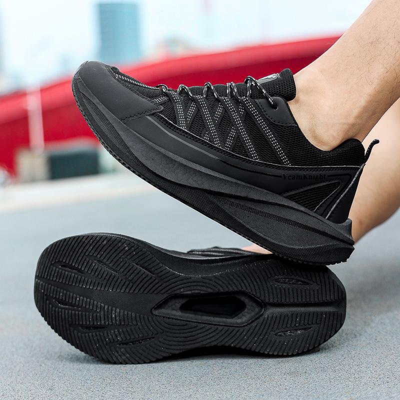 Men's Running Shoes Breathable Man Sports Sneakers Lace Up Comfort Casual Walking Shoes Athletic Training Footwear