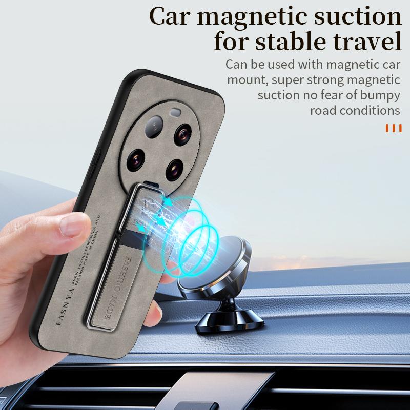 Etui dla Xiaomi Mi 13 Ultra Magnetyczny Uchwyt Samochodowy Etui na Telefon Dla Xiaomi Mi13 Ultra 13ultra Wstrząsoodporny Silikon Skóra Tylna Pokrywa
