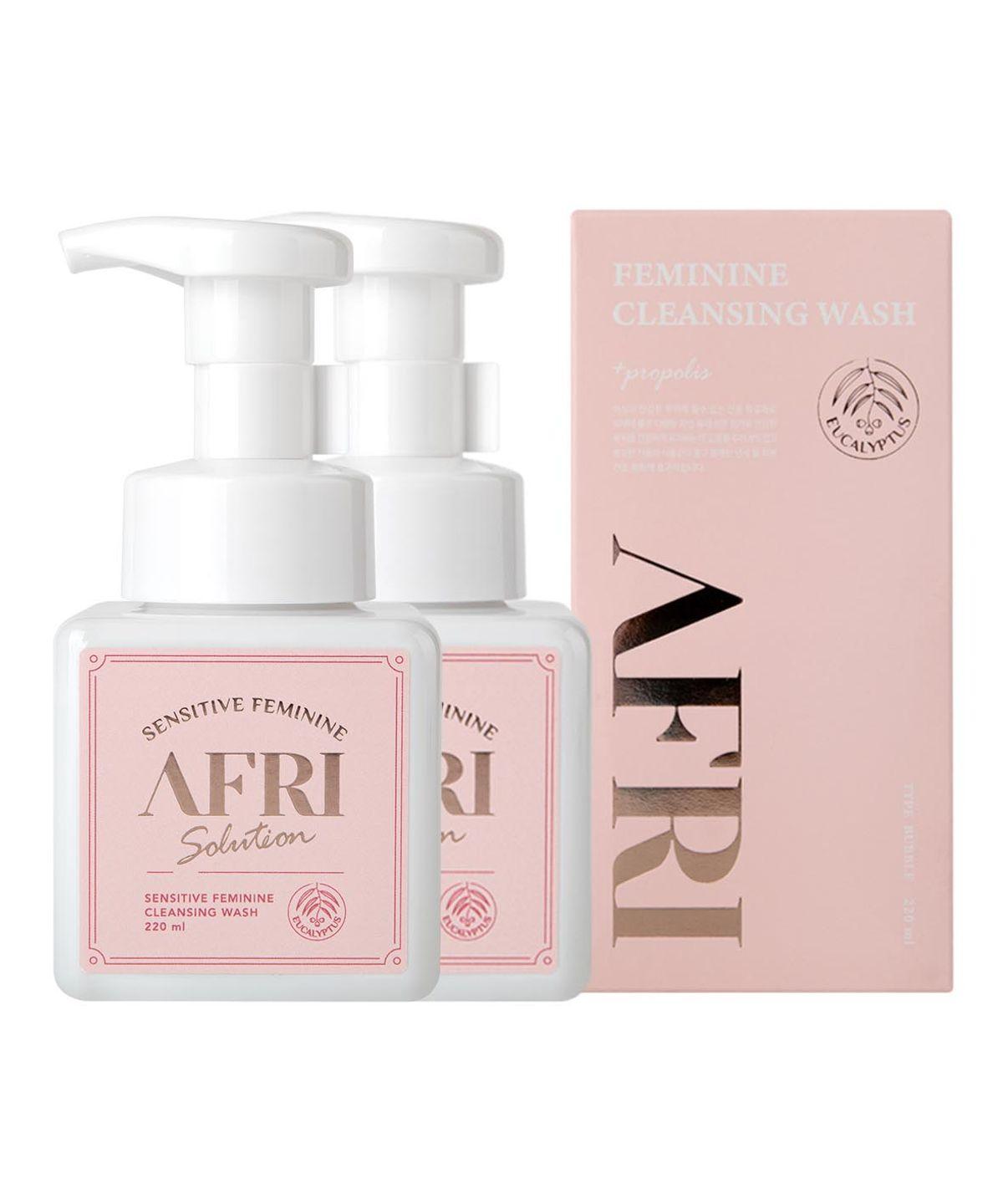 Apricot Bubble Feminine Wash 220ml 2-Pack [Pink]