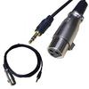 ROSEBE Microphone Cable XLR To 3.5mm XLR Female Stereo Mini Plug 1.5M Balanced Audio Cable
