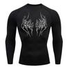 Summer Running T-Shirt Men Short Sleeve Compression Shirt Gym Sports Top Black Quick Dry Breathable MMA Fitness Clothing