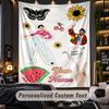 Personalized Wall Tapestry,Harry Styles Custom Printed Name, Fabric Wall Art For Indoor Room Backdrop
