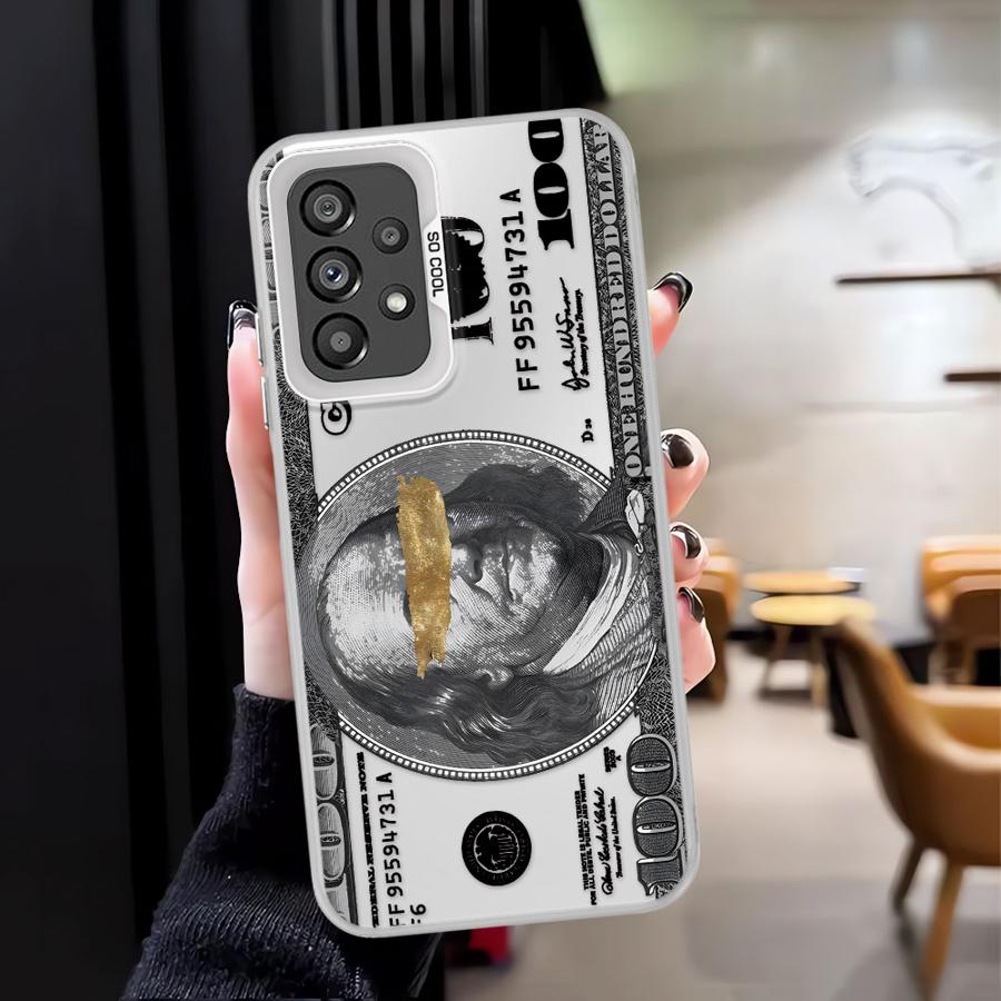 Phone Cover Case for Samsung Galaxy A16 A34 A13 A25 A73 A12 A54 A72 A17 A52 A23 A71 A32 A36 A14 A56 Dollars Money Design