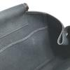 HERMES Kabak Elan PM Shoulder Bag Tote Bag Leather/Canvas Dark navy