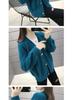 Women's Faux Mink Fleece V-neck Cardigan – Versatile Autumn & Winter Fashion